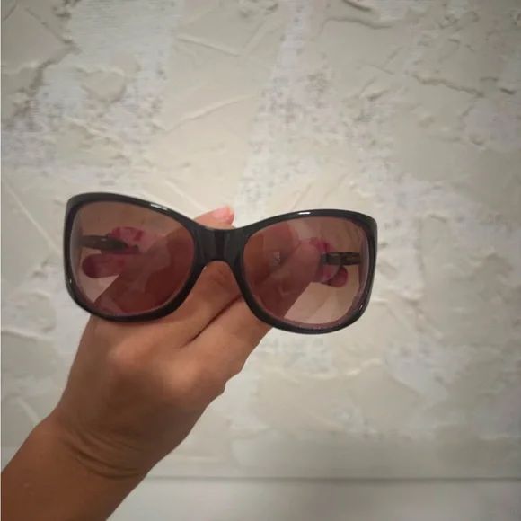 OAKLEY DANGEROUS Breast Cancer Black Pink Plastic Sunglasses - Picture 16 of 16